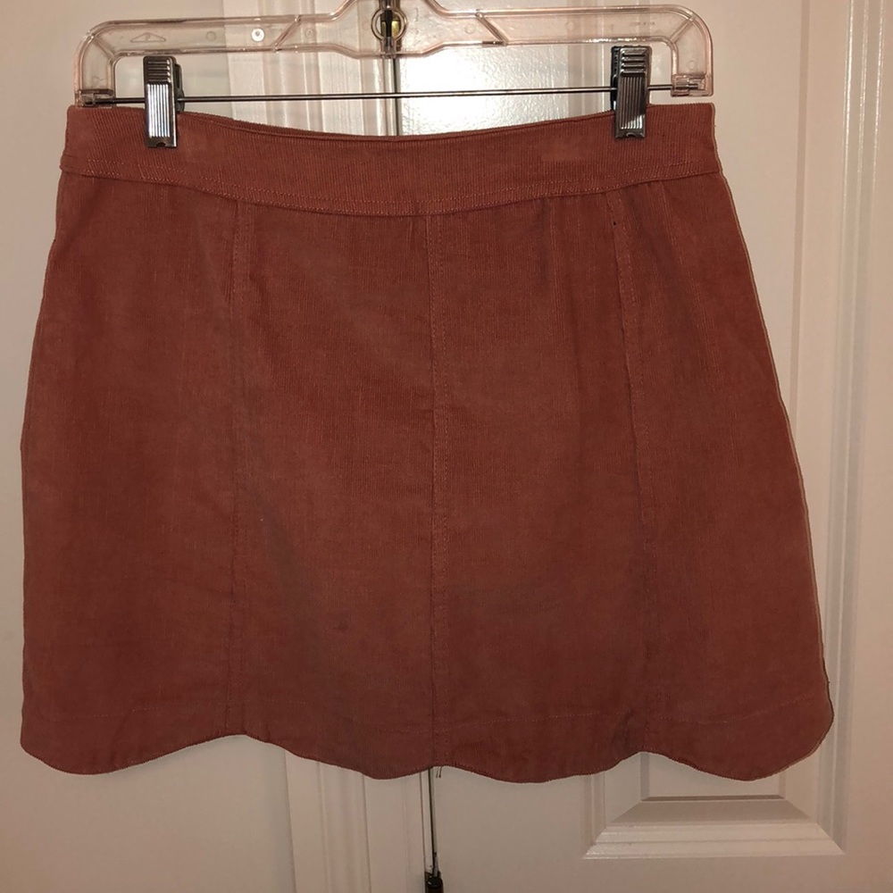 boutique corduroy skirt